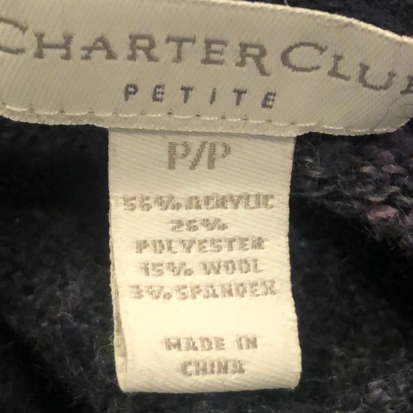 Charter Club Petite Sweater size P/P - Picture 6 of 6
